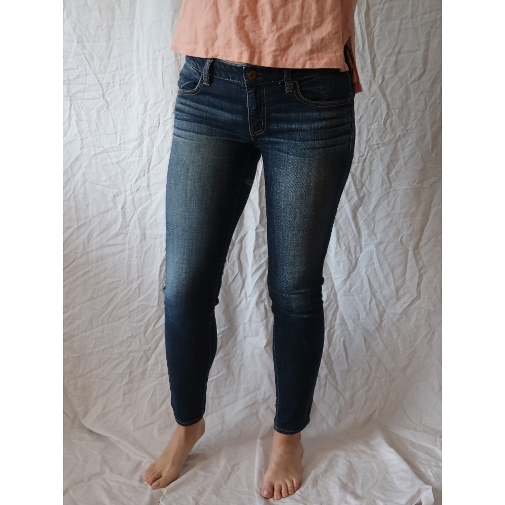 *FREE IN A BUNDLE* Y2K American Eagle Jeggings - Picture 1 of 10